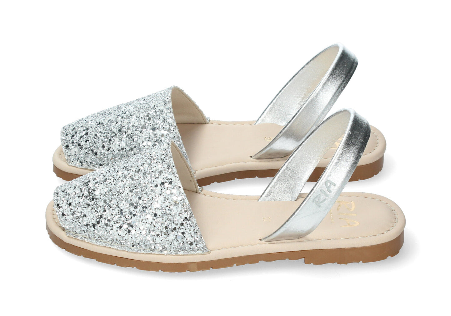 WOMANS CUSHIONED ABARCAS GLITTER DISCO