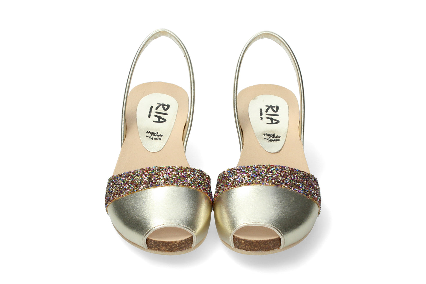 CLASSIC WEDGE ABARCAS METALIZADO PLATINO