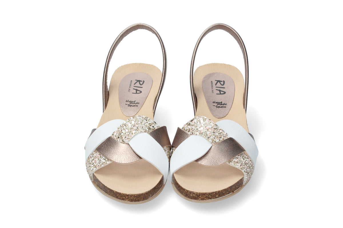 WOMEN'S FLAT SANDALS PETRA GLITTER MINERVA C/ 08