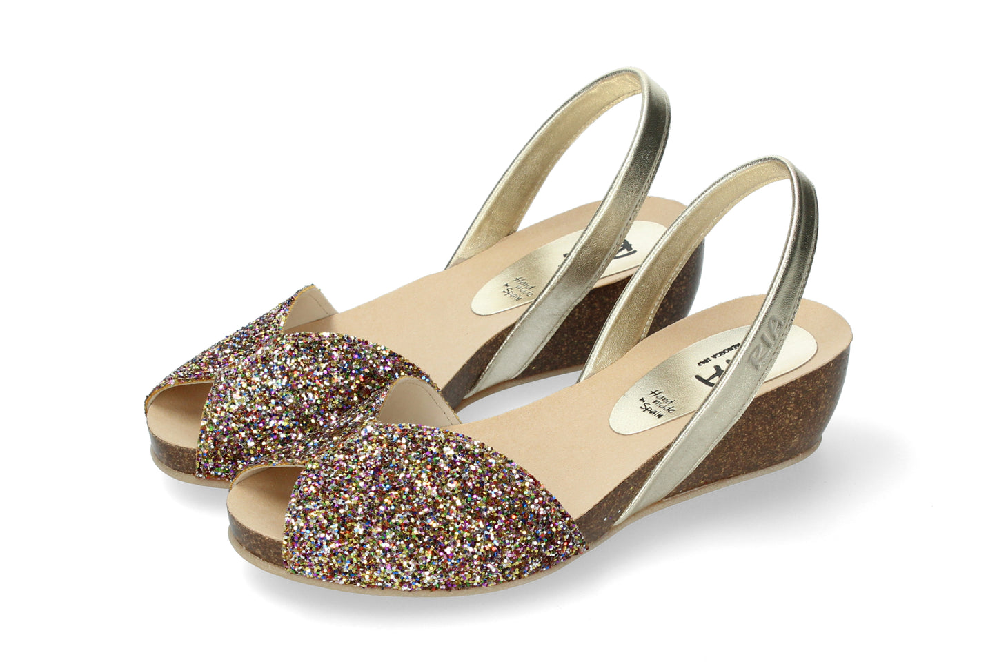 WEDGE ABARCAS SINGAPUR GLITTER MULTI