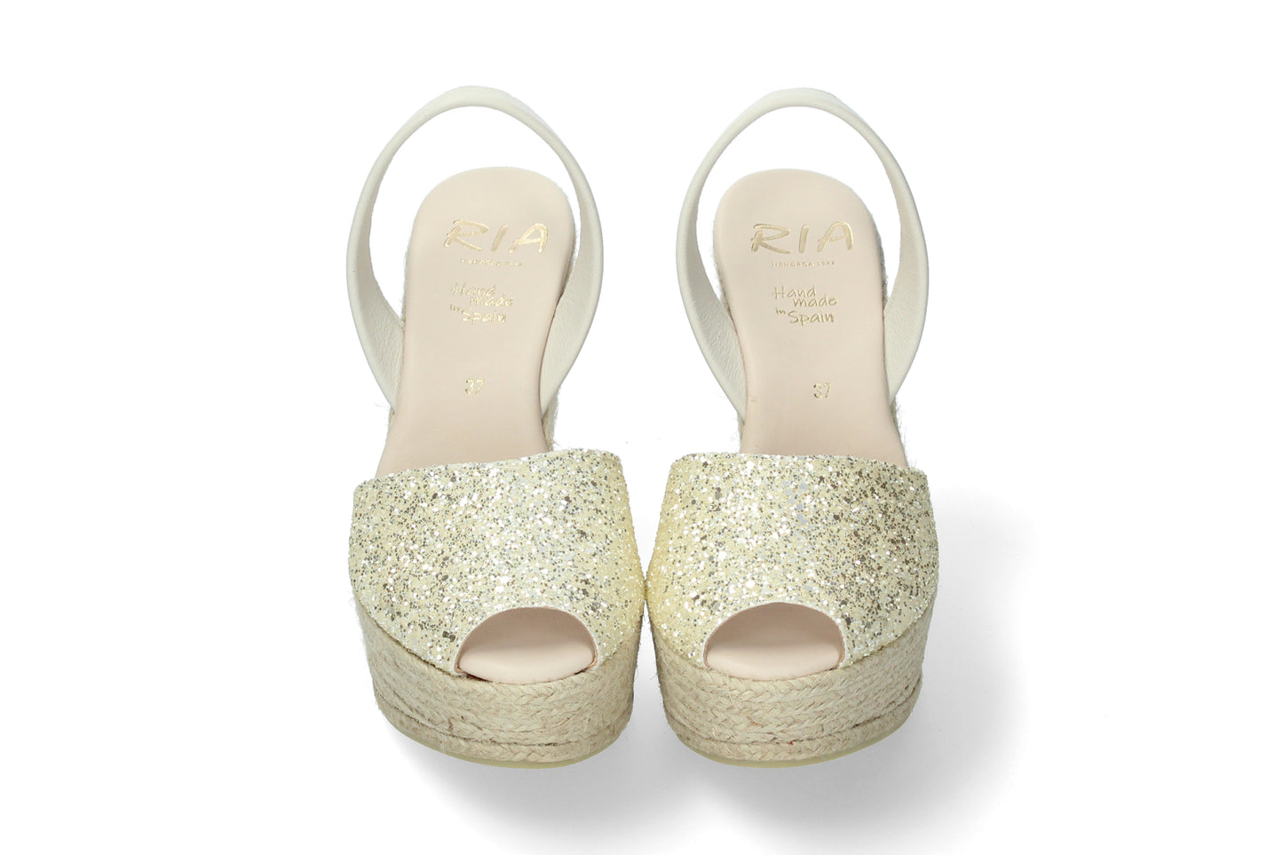 CLASSIC ESPADRILLE WEDGE ABARCAS ICEBERG LEMON