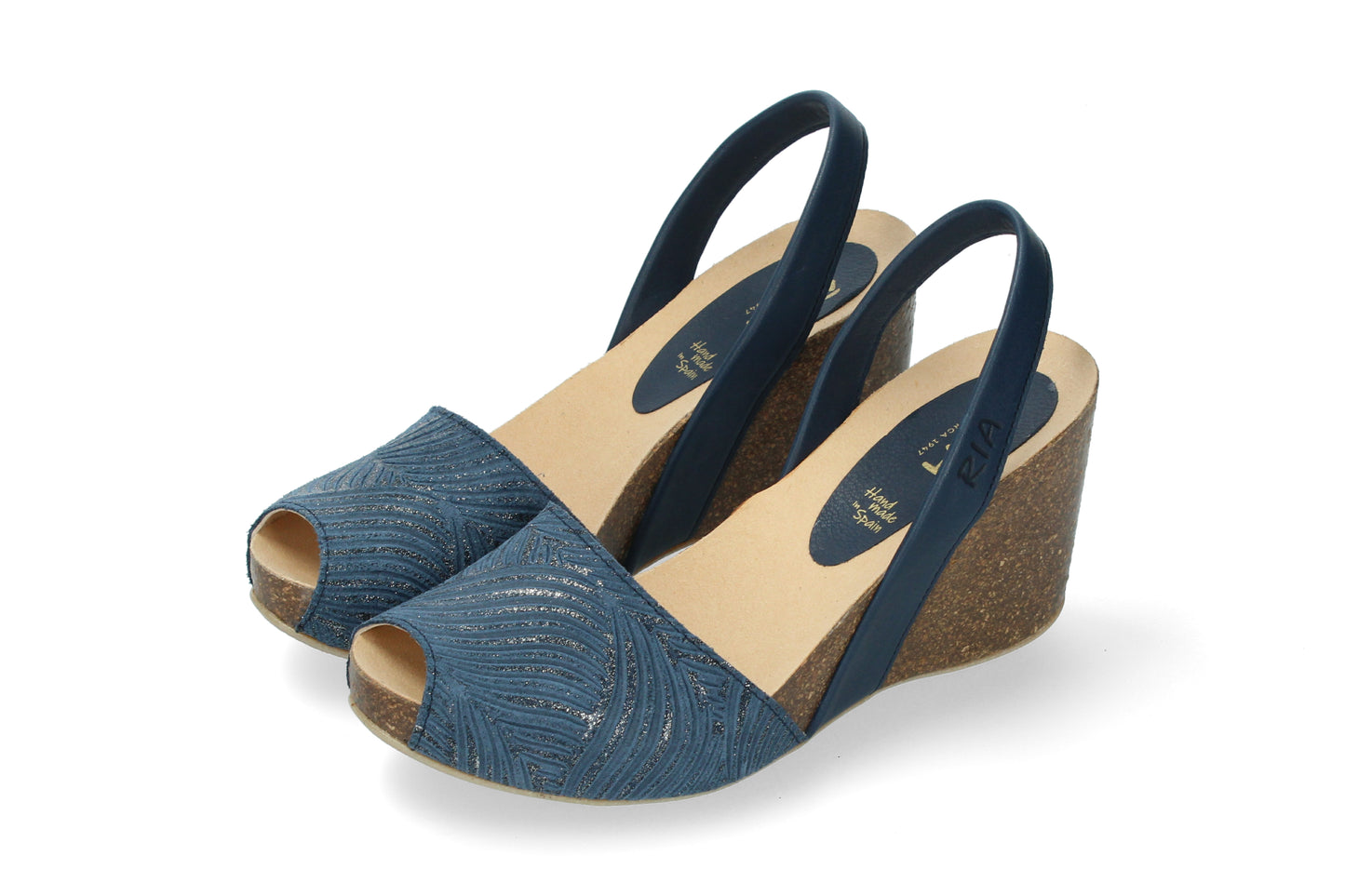 WOMENS HIGH WEDGE ABARCAS DINANT DENIM