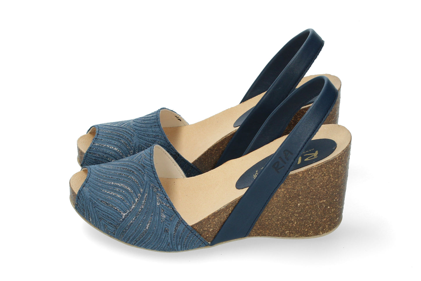 WOMENS HIGH WEDGE ABARCAS DINANT DENIM