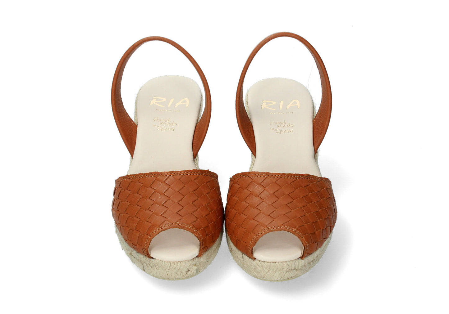 WOMENS ESPADRILLE WOVEN ABARCAS TAN