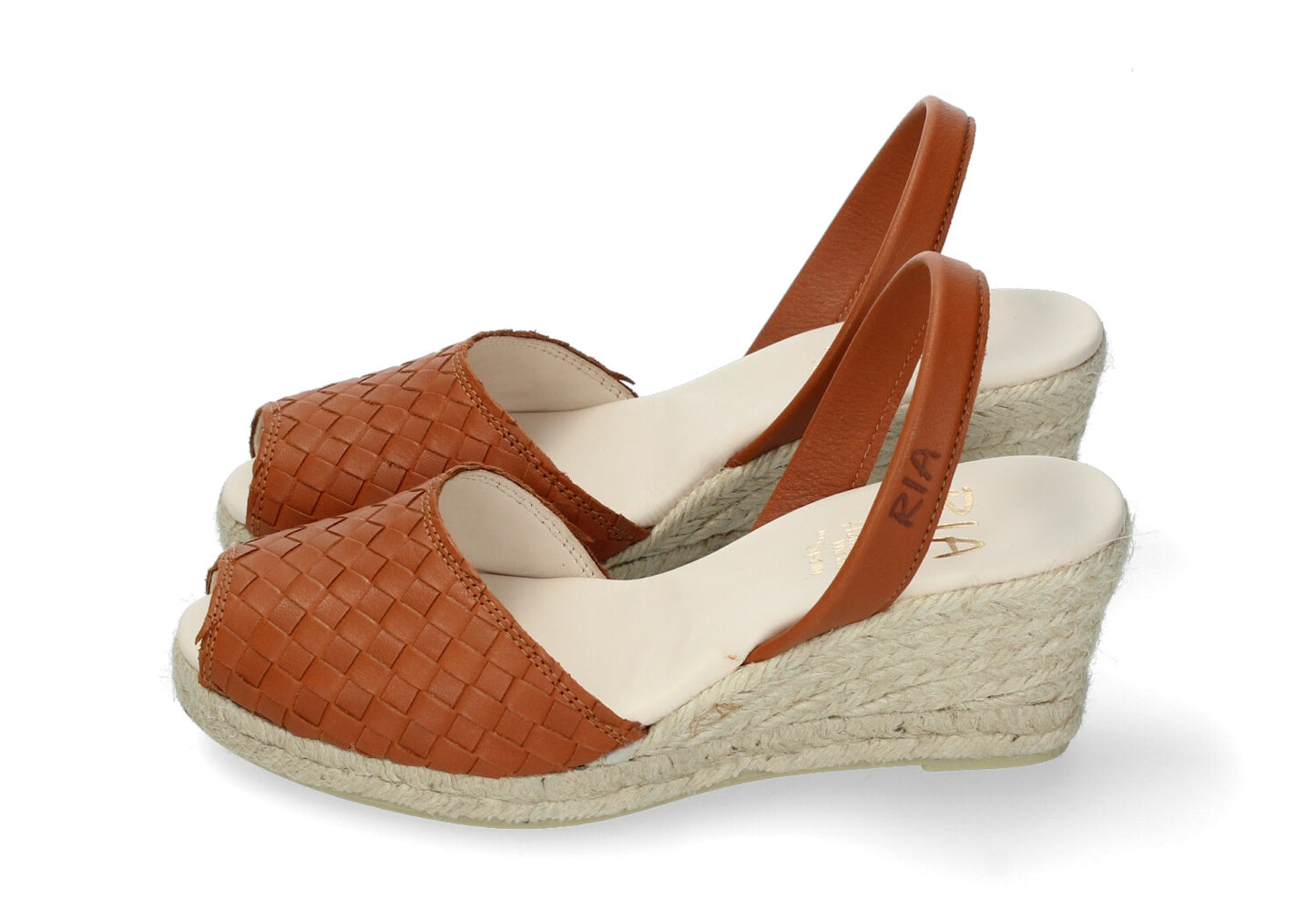WOMENS ESPADRILLE WOVEN ABARCAS TAN