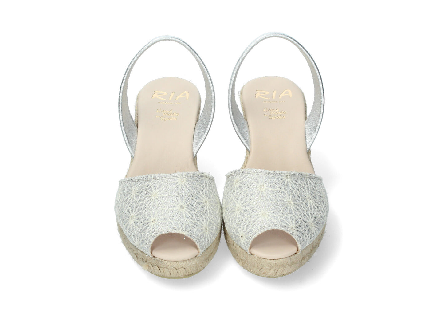 WOMENS ESPADRILLE BELLA ARGENTO