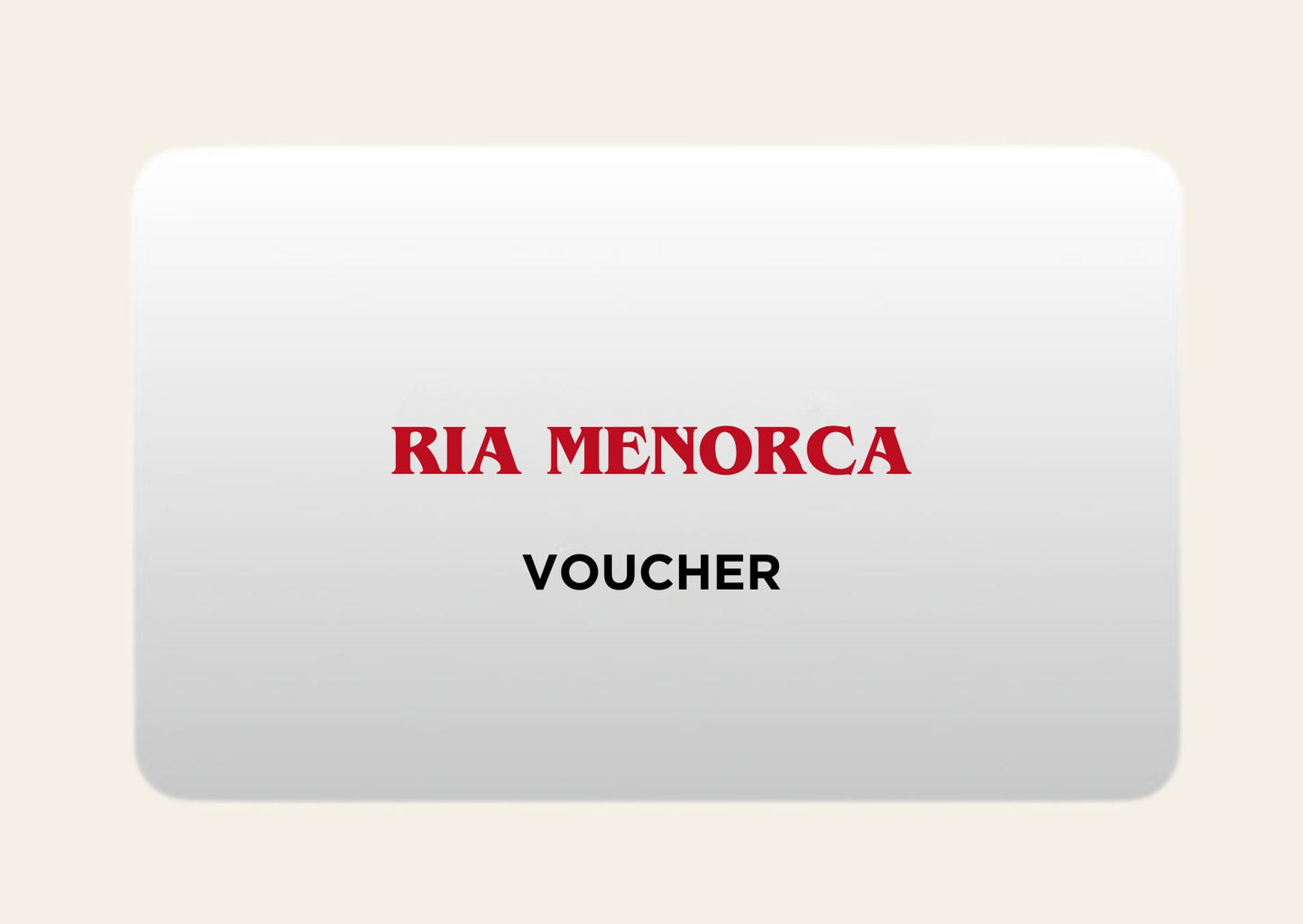 RIA Menorca Gift Card