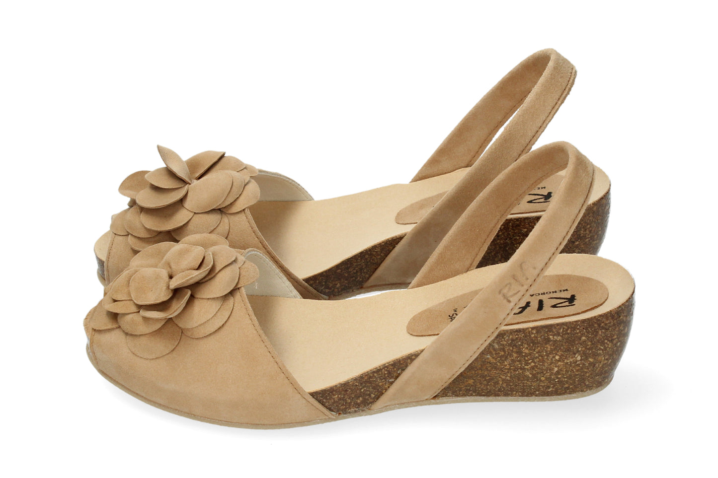 WEDGE ABARCAS SINGAPUR TAN FLOWER