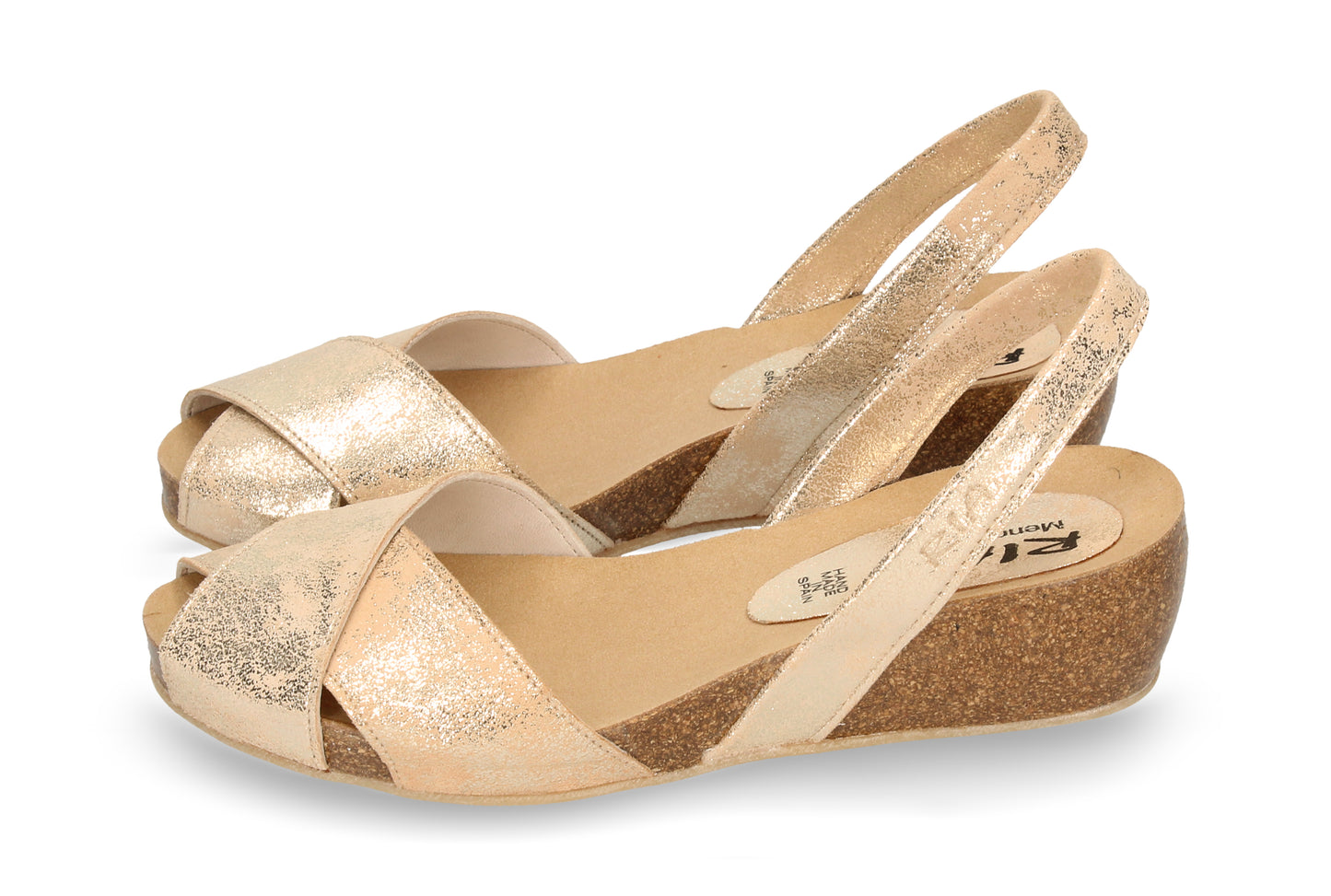 CRUZ WEDGE METAL DESLAVADO BEIGE