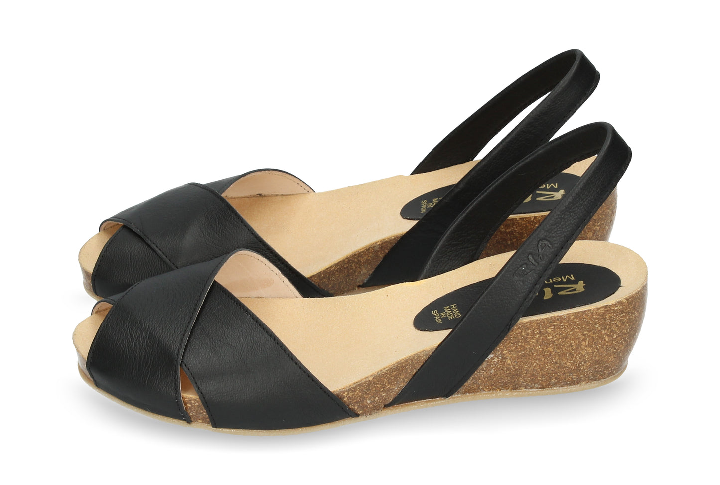 CRUZ WEDGE ABARCAS MALLORCA BLACK
