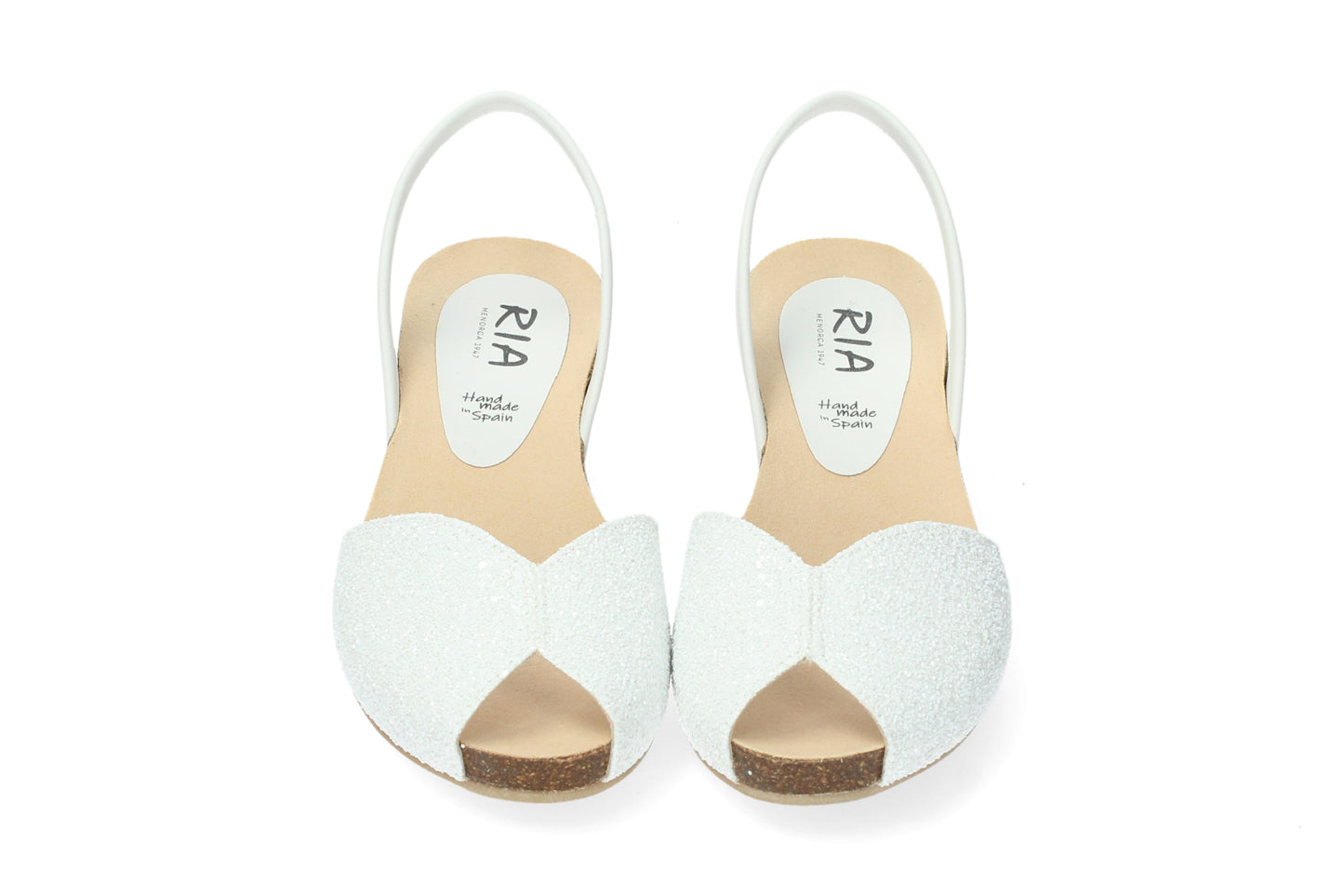 WEDGE ABARCAS SINGAPUR GLITTER WHITE
