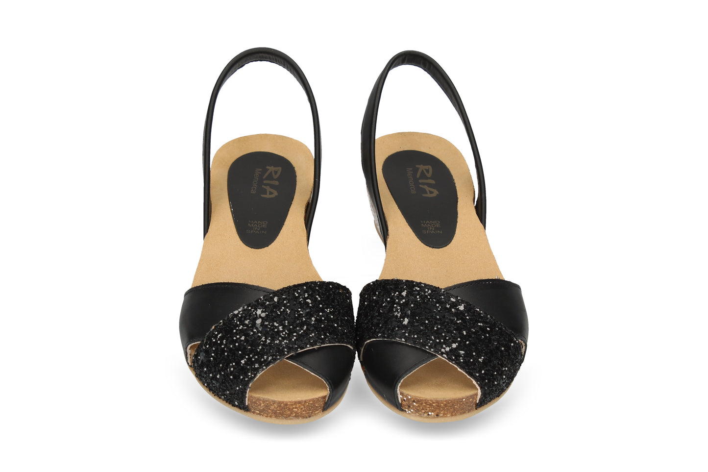 CRUZ WEDGE ABARCAS GLITTER BLACK
