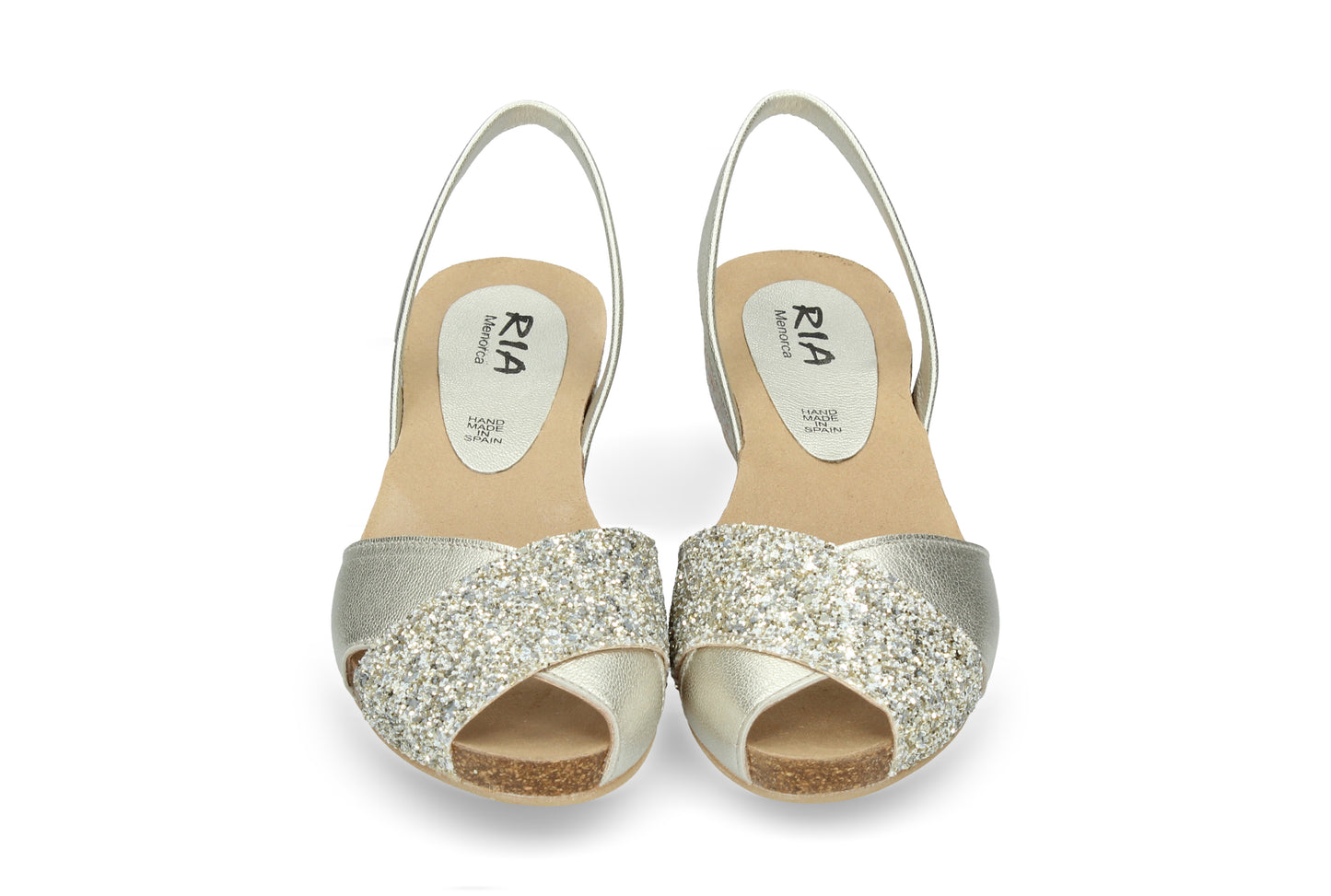 CRUZ WEDGE ABARCAS GLITTER SILVER-GOLD