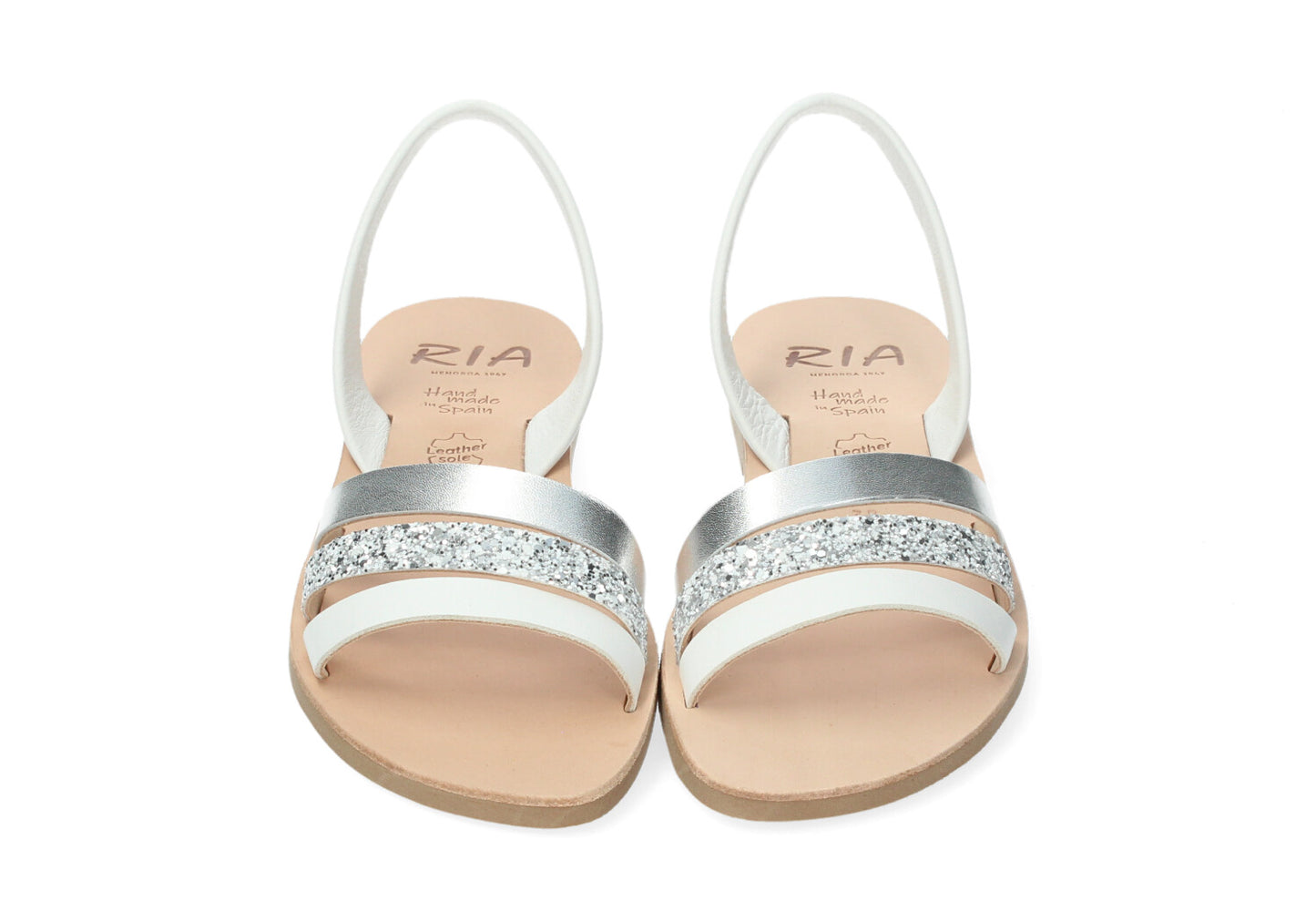 WOMENS FLAT SANDALS LYON WHITE