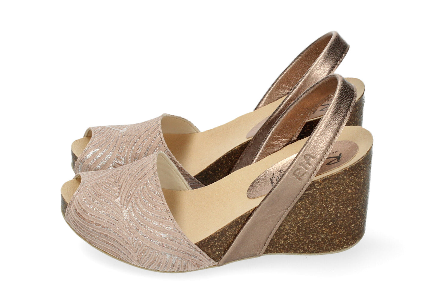 WOMENS HIGH WEDGE ABARCAS DINANT DESERT