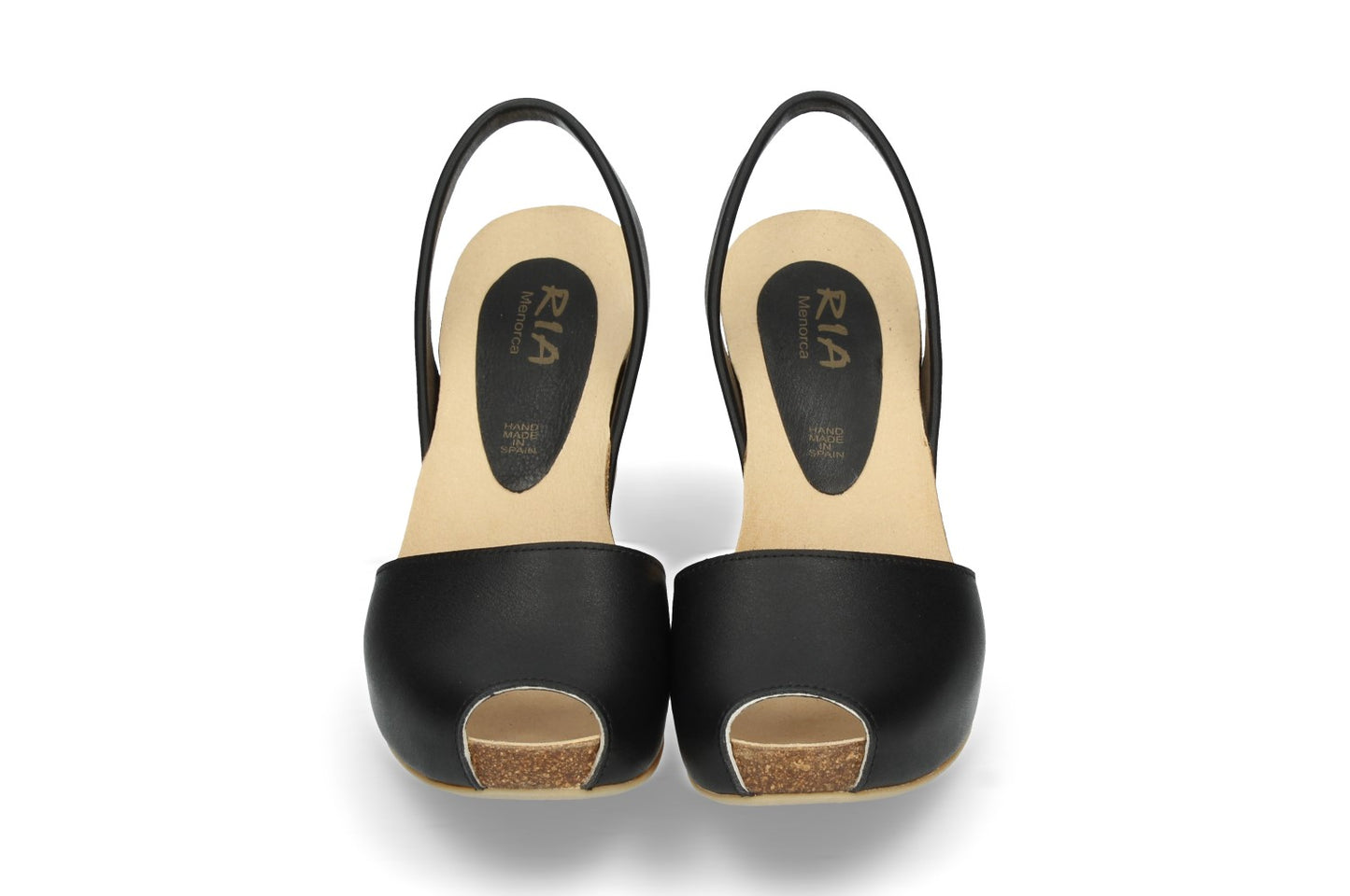 WOMENS HIGH WEDGE ABARCAS BLACK