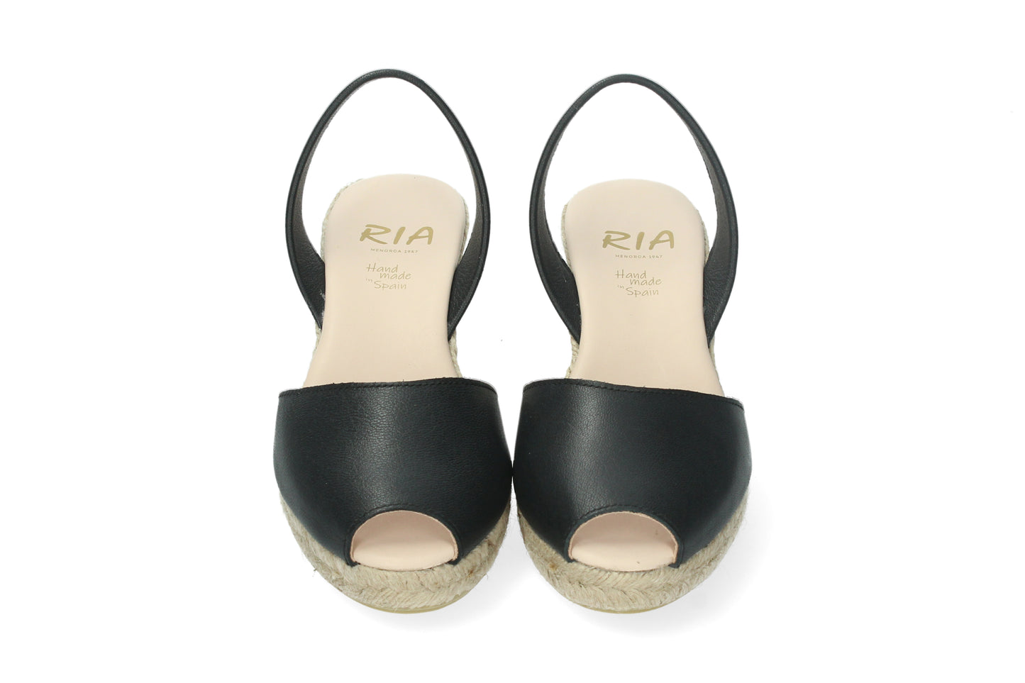 WOMENS ESPADRILLE ABARCAS MALLORCA BLACK