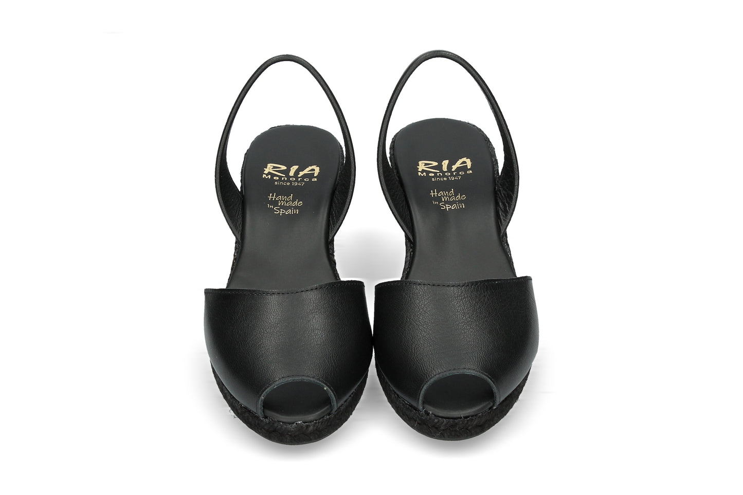 WOMENS ESPADRILLE ABARCAS MENORCA BLACK