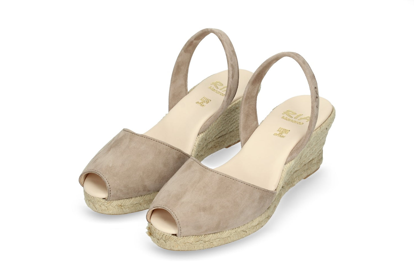 ESPADRILLE ABARCAS MURCIA TAUPE SUEDE
