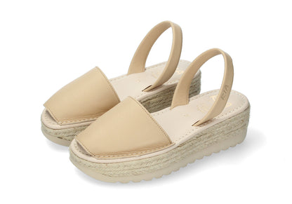 ESPADRILLE ABARCAS LISBOA VELVET SAND