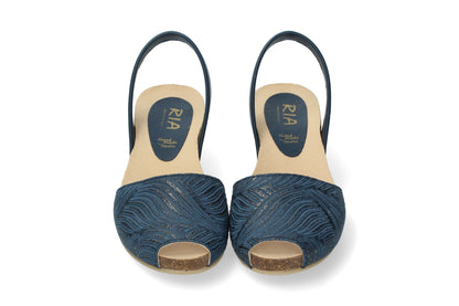 CLASSIC WEDGE ABARCAS DINANT DENIM