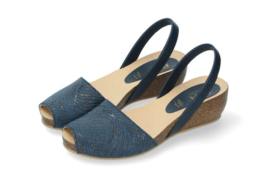 CLASSIC WEDGE ABARCAS DINANT DENIM