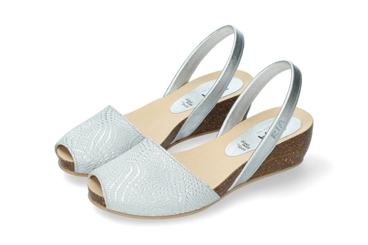 CLASSIC WEDGE ABARCAS ESCARLATA BLANCO