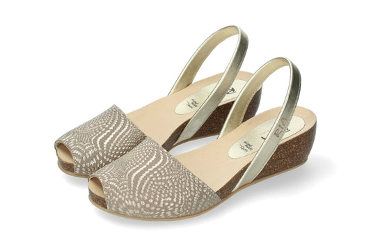 CLASSIC WEDGE ABARCAS ESCARLATA PIEDRA