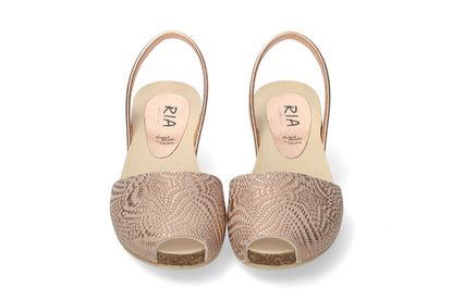 CLASSIC WEDGE ABARCAS ESCARLATA ROSA