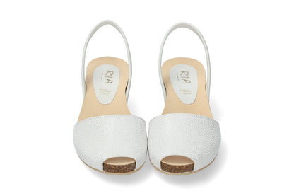 CLASSIC WEDGE ABARCAS MINI SIBERIA WHITE