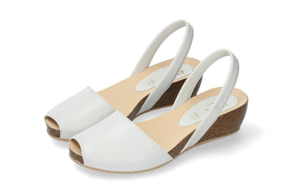 CLASSIC WEDGE ABARCAS MINI SIBERIA WHITE