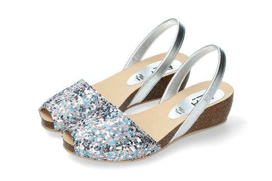 CLASSIC WEDGE ABARCAS CONFETTI BLUE