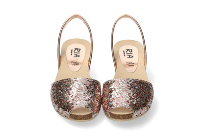 CLASSIC WEDGE ABARCAS CONFETTI PINK