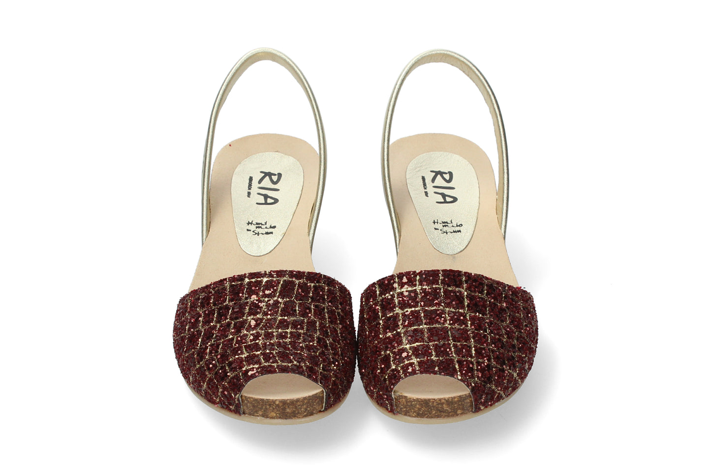 CLASSIC WEDGE ABARCAS GLITTER BIZU Nº 10