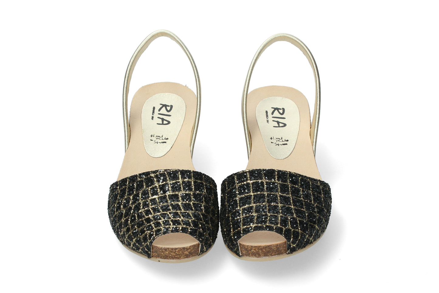 CLASSIC WEDGE ABARCAS GLITTER BIZU Nº 4