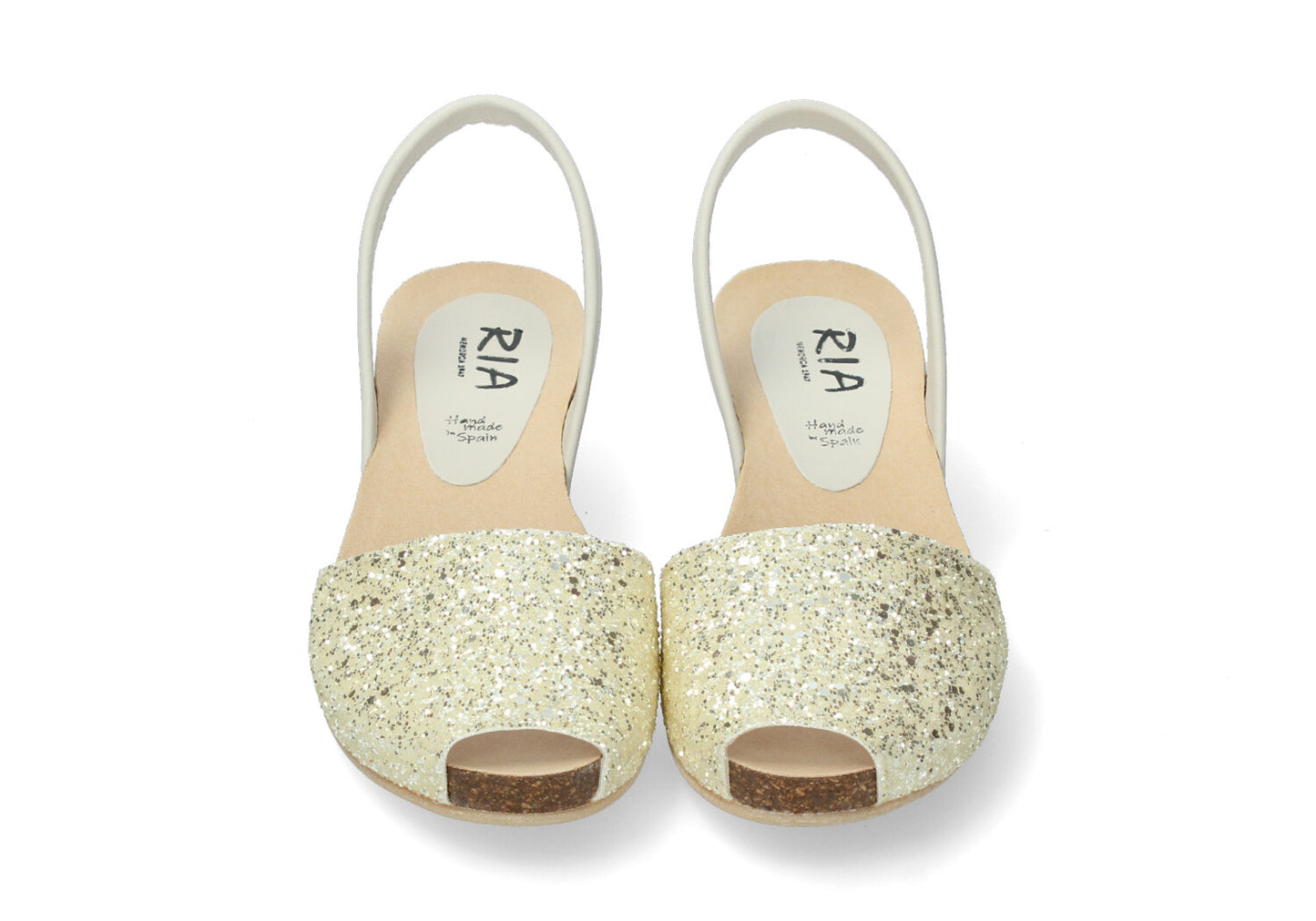 WOMENS HIGH WEDGE GLITTER ICEBERG LEMON