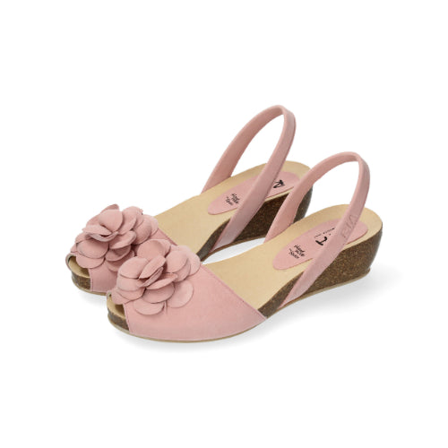 WEDGE ABARCAS SINGAPUR PINK FLOWER