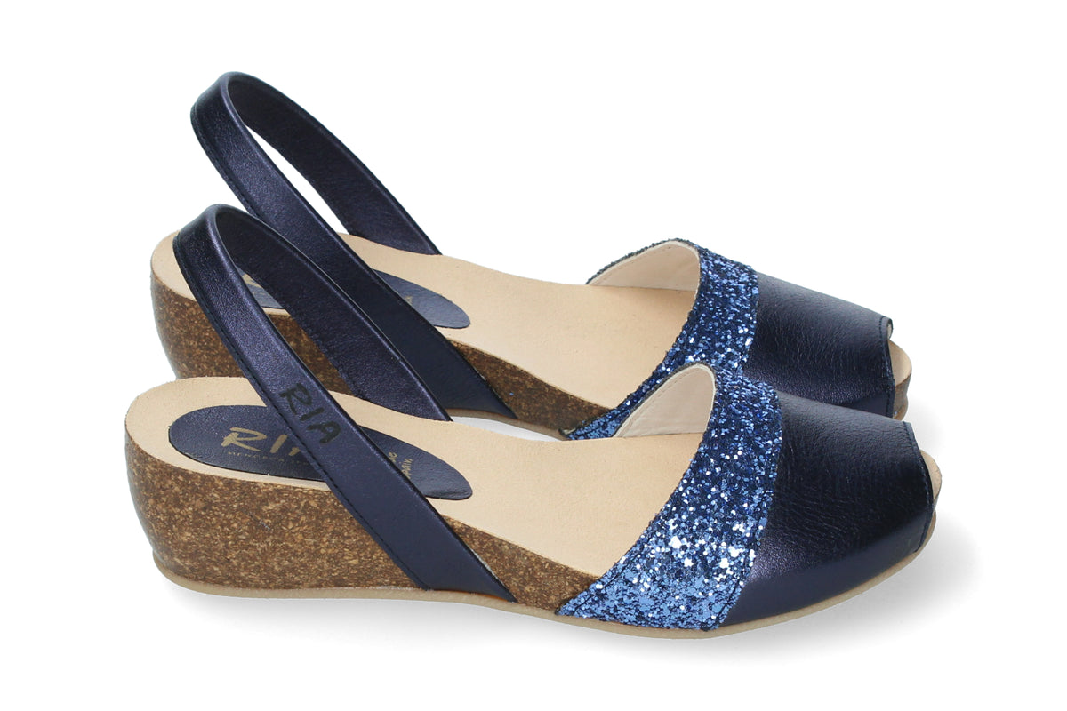 LIMITED EDITION WEDGE ABARCAS METALGRAIN BEARL