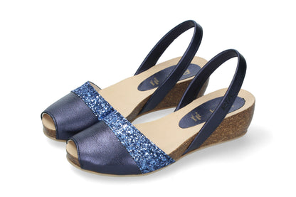 LIMITED EDITION WEDGE ABARCAS METALGRAIN BEARL