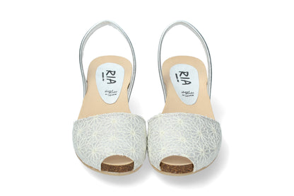 CLASSIC WEDGE ABARCAS BELLA ARGENTO