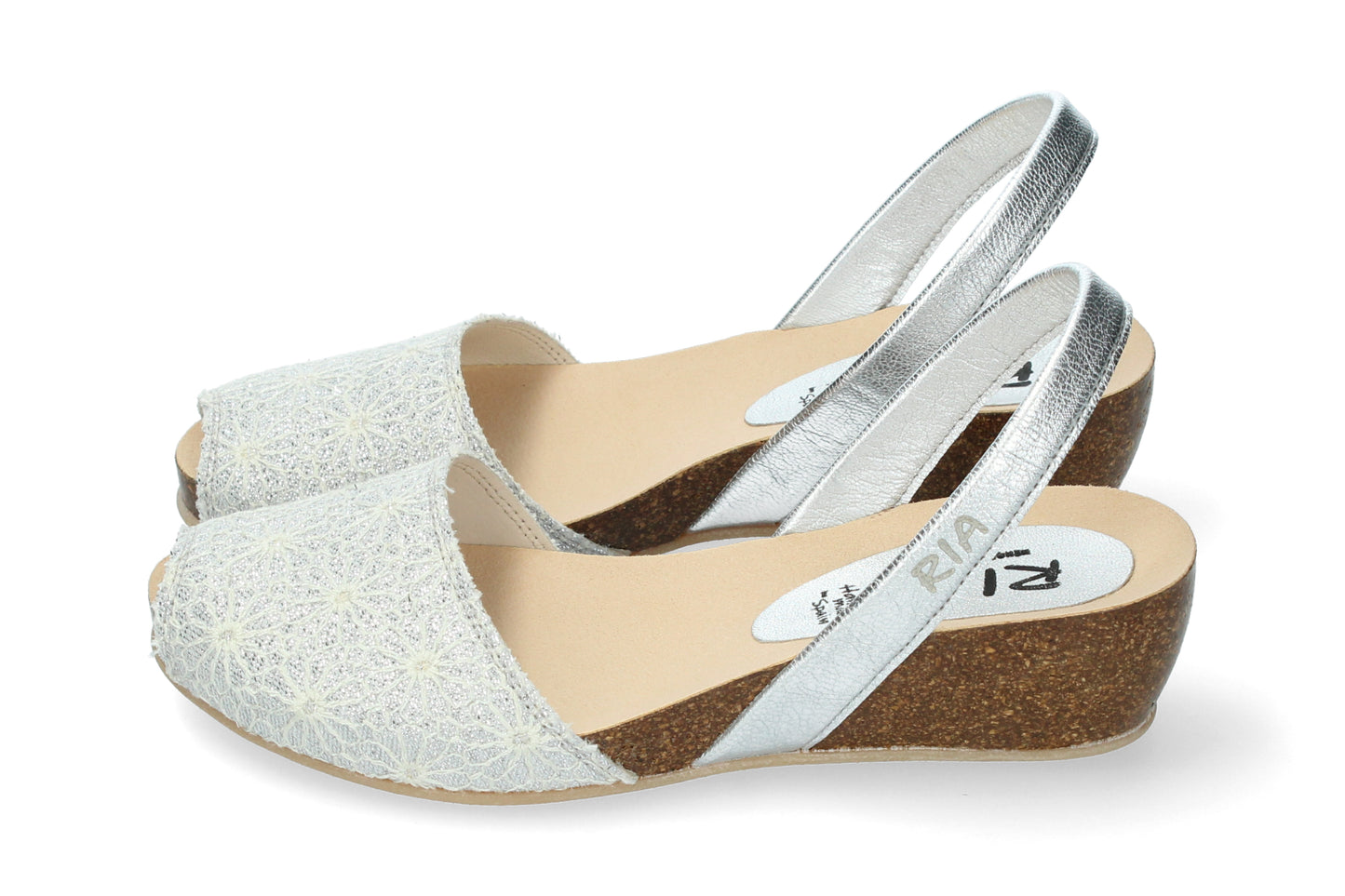 CLASSIC WEDGE ABARCAS BELLA ARGENTO