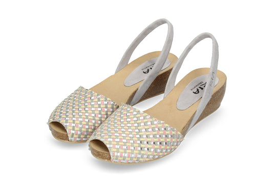 WOMENS WEDGE ABARCAS PASADO ROSA