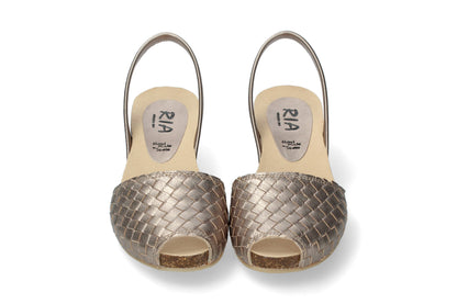 WEDGE ABARCAS WOVEN ONIX