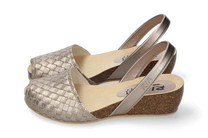 WEDGE ABARCAS WOVEN ONIX