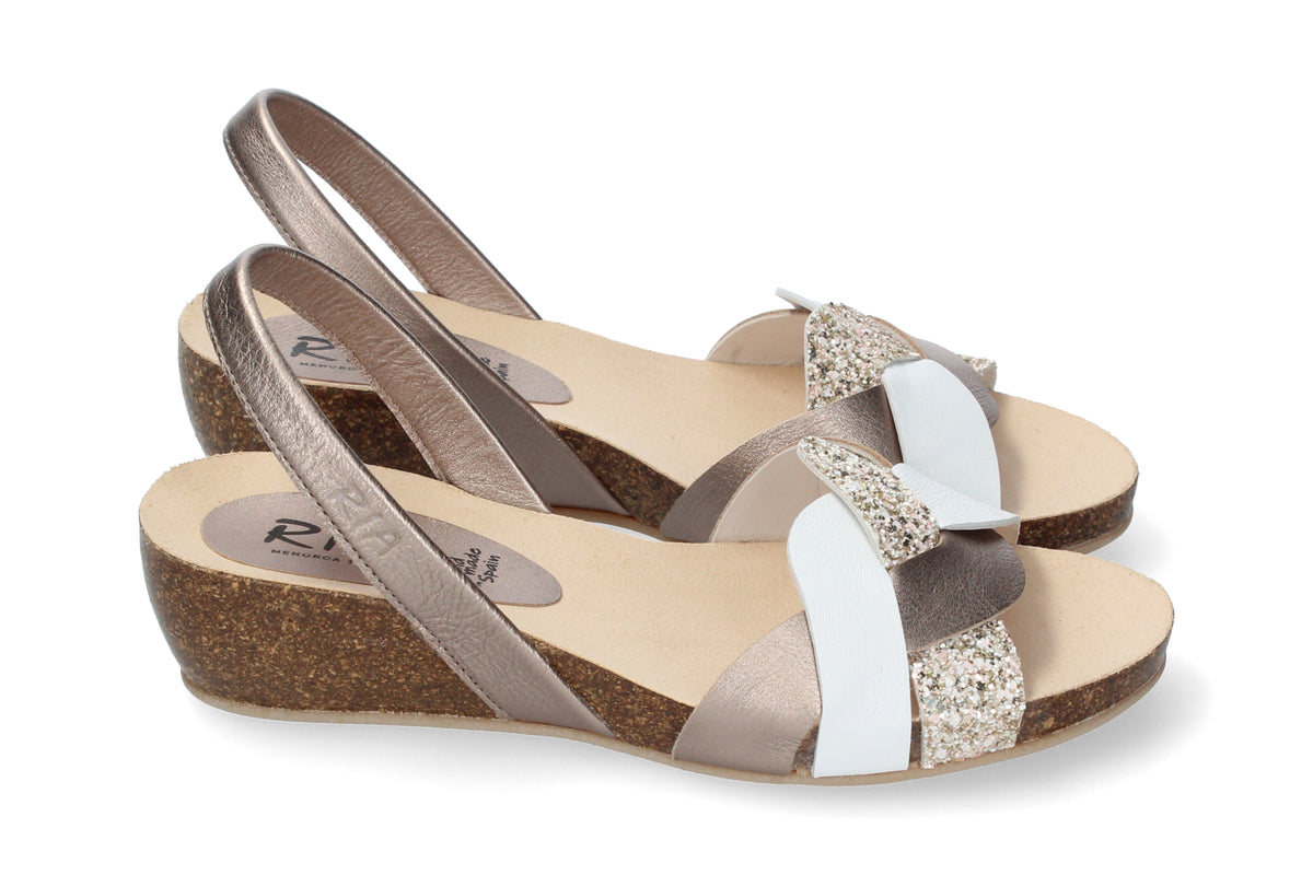WOMEN'S FLAT SANDALS PETRA GLITTER MINERVA C/ 08