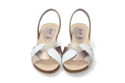 WOMEN'S FLAT SANDALS PETRA GLITTER MINERVA C/ 08