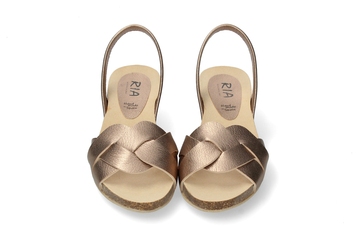 WEDGE ABARCAS PETRA METALGRAIN ROSE
