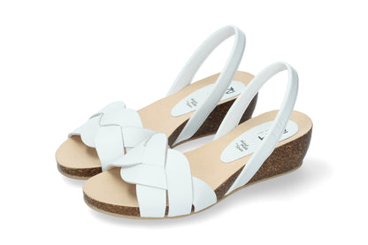WEDGE ABARCAS PETRA VELVET BLANCO