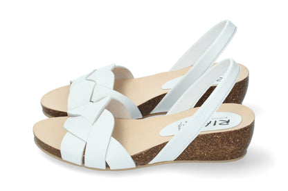 WEDGE ABARCAS PETRA VELVET BLANCO