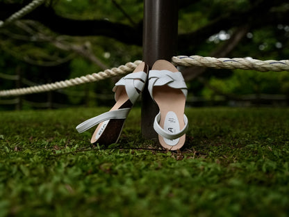 WEDGE ABARCAS PETRA VELVET BLANCO